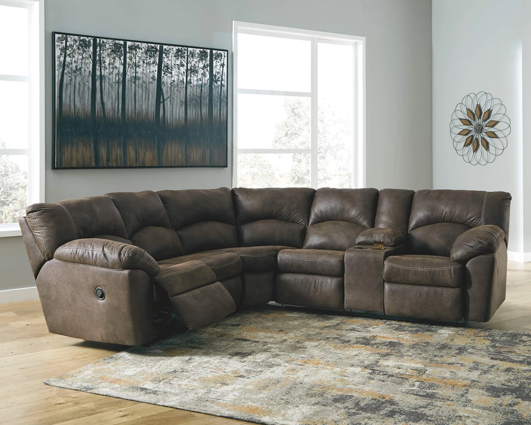 Signature Design By Ashley® Tambo - Reclining Sectional Set Reclining Furniture 6 Signature Design By Ashley® Tambo - Reclining Sectional Set Reclining Furniture