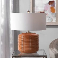Accessories Uttermost Solene Orange Table Lamp