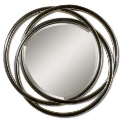 Accessories Uttermost Odalis Entwined Circles Black Mirror
