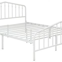 Ashley Furniture Trentlore - White - Queen Metal Hdbd/ftbd/rails