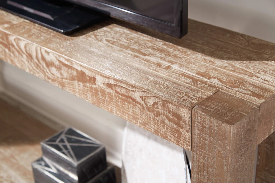 Ashley Furniture Waltleigh - Distressed Brown - Console Sofa Table 8 Ashley Furniture Waltleigh - Distressed Brown - Console Sofa Table