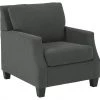 Ashley Furniture Bayonne - Charcoal - Chair Chairs