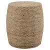 Uttermost Resort Straw Accent Stool