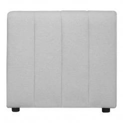 Moe's Home Collection Lyric Slipper Chair Oatmeal Chairs