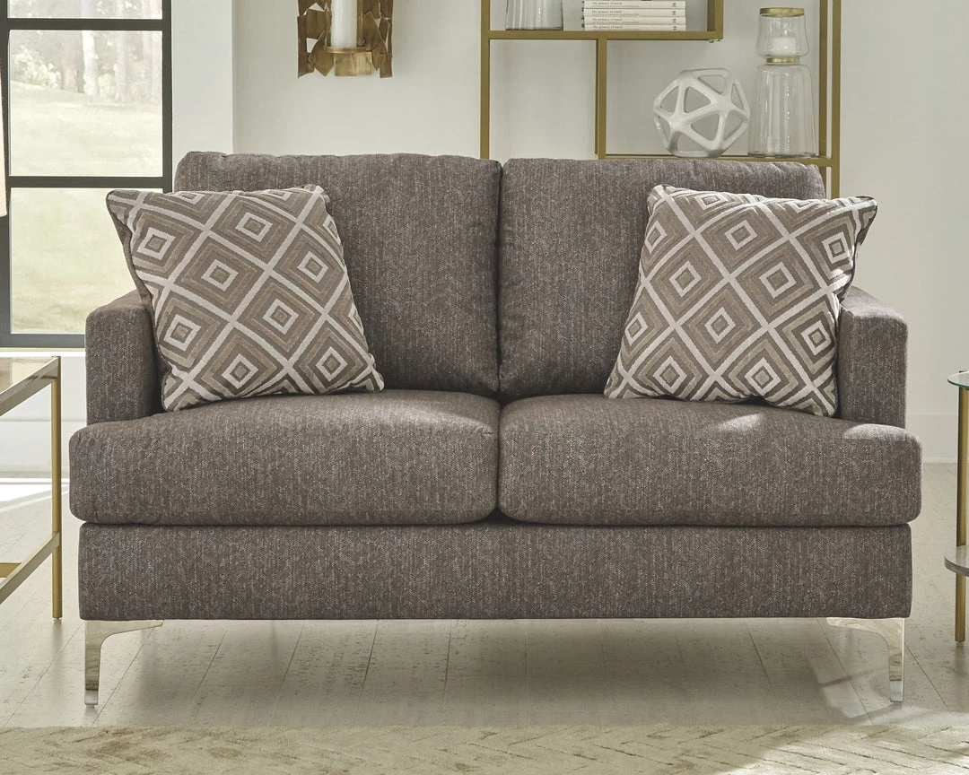 Ashley Furniture Arcola - Brown Dark - Rta Loveseat 6 Ashley Furniture Arcola - Brown Dark - Rta Loveseat