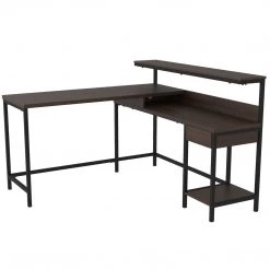Ashley Furniture Camiburg - Warm Brown - L-desk With Storage Desks 22 Ashley Furniture Camiburg - Warm Brown - L-desk With Storage Desks