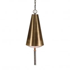 Uttermost Nador 1 Light Brass Pendant