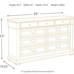 Ashley Furniture Bolanburg - Dresser, Mirror