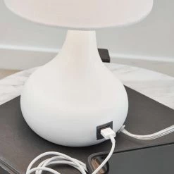Ashley Furniture Camdale - White - Metal Table Lamp (1/cn) Accessories