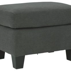 Ashley Furniture Ottomans Bayonne - Charcoal - Ottoman