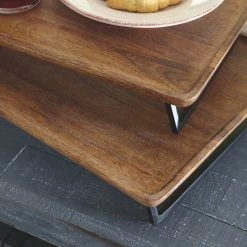 Ashley Furniture Table Decor Kaleena - Brown/black - Tray Set (2/cn)