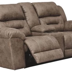 Ashley Furniture Stoneland - Console - Power Reclining Loveseats Reclining Furniture
