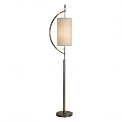 Accessories Uttermost Balaour Antique Brass Floor Lamp