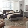 Signature Design By Ashley® Bedroom Sets Brymont - Dark Gray - 6 Pc. - Dresser, Three Drawer Chest, Four Drawer Chest, Queen Panel Platform Bed, Nightstand