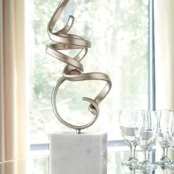 Ashley Furniture Pallaton - Champagne/white - Sculpture
