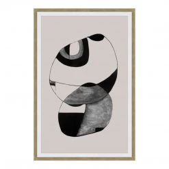 Moe's Home Collection Happiness 1 Abstract Ink Print Wall Décor Accessories