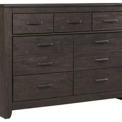 Ashley Furniture Dressers Brinxton - Charcoal - Dresser, Mirror