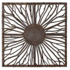 Uttermost Josiah Square Wooden Wall Art