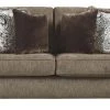 Ashley Furniture Braemar - Brown - Loveseat Loveseats