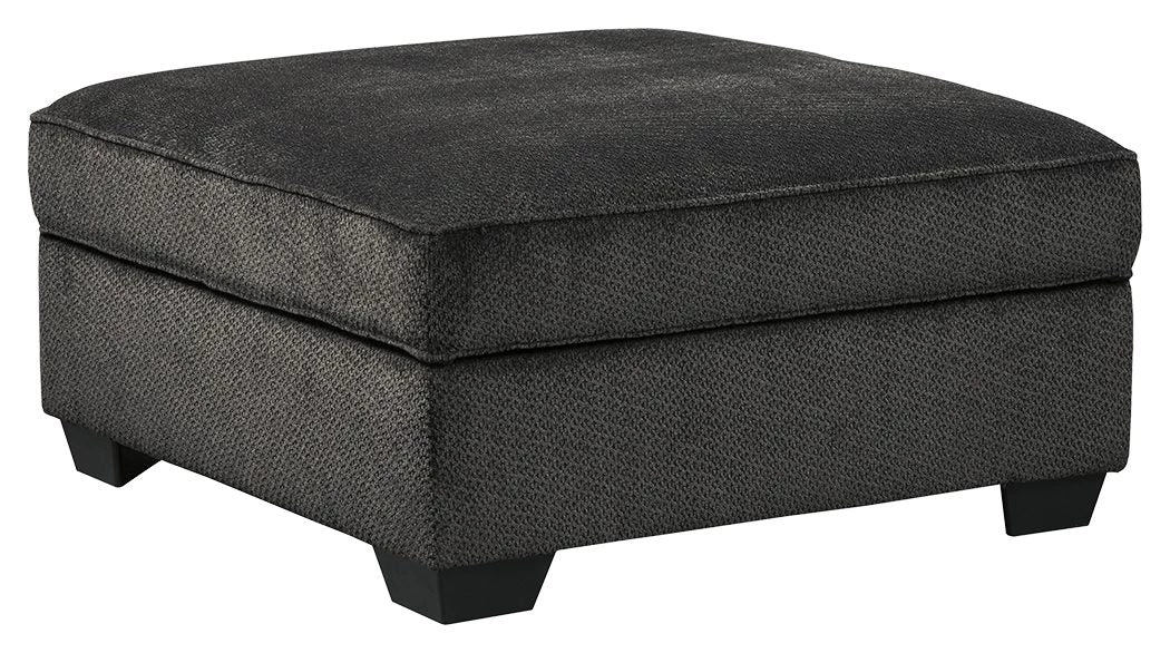 Ashley Furniture Charenton - Charcoal - Ottoman With Storage Ottomans 3 Ashley Furniture Charenton - Charcoal - Ottoman With Storage Ottomans