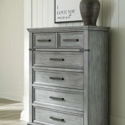 Signature Design By Ashley® Russelyn - Gray - Five Drawer Chest Chests