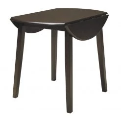 Ashley Furniture Hammis - Dark Brown - Round Drm Drop Leaf Table Tables
