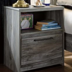 Ashley Furniture Nightstands Baystorm - Gray - One Drawer Night Stand