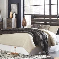 Signature Design By Ashley® Drystan - Multi - 6 Pc. - Dresser, Mirror, Chest, King Panel Headboard, Nightstand, Bed Frame