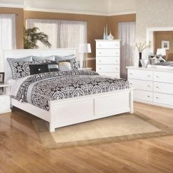 Ashley Furniture Bostwick - White - One Drawer Night Stand Nightstands