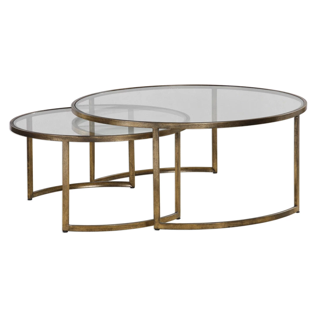 Uttermost Rhea Nested Coffee Tables S/2 3 Uttermost Rhea Nested Coffee Tables S/2