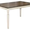 Ashley Furniture Whitesburg - Brown/cottage White - Rectangular Dining Room Table