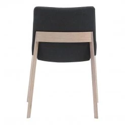 Moe's Home Collection Chairs Deco Oak Dining Chair Dark Grey-m2