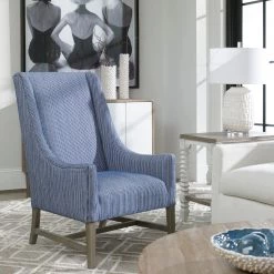 Chairs Uttermost Galiot Wingback Accent Chair