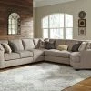 Benchcraft® Pantomine - Driftwood - Laf Loveseat, Armless Chair, Wedge, Armless Loveseat, Raf Cuddler Sectional Sectionals