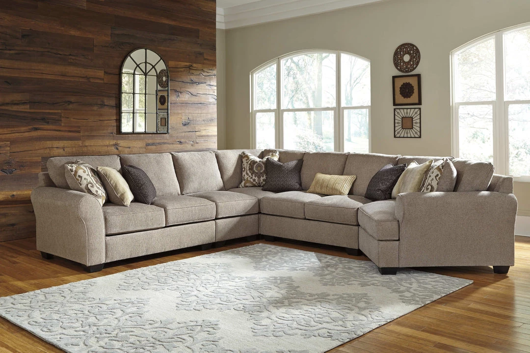 Benchcraft® Pantomine - Driftwood - Laf Loveseat, Armless Chair, Wedge, Armless Loveseat, Raf Cuddler Sectional Sectionals 3 Benchcraft® Pantomine - Driftwood - Laf Loveseat, Armless Chair, Wedge, Armless Loveseat, Raf Cuddler Sectional Sectionals