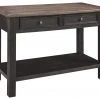 Ashley Furniture Tyler - Grayish Brown/black - Sofa Table Tables 1 Ashley Furniture Tyler - Grayish Brown/black - Sofa Table Tables