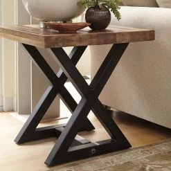 Ashley Furniture Tables Wesling - Light Brown - Square End Table 13 Ashley Furniture Tables Wesling - Light Brown - Square End Table