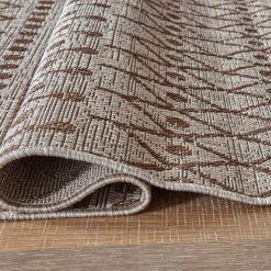 Ashley Furniture Accessories Dubot - Tan/brown/white - Large Rug