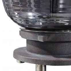 Uttermost Caswell Amber Glass Table Lamp