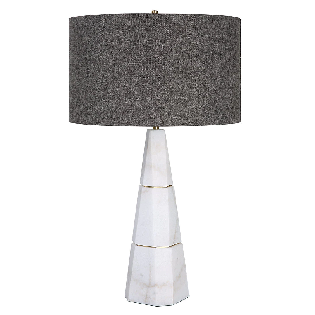 Uttermost Citadel White Marble Table Lamp 4 Uttermost Citadel White Marble Table Lamp