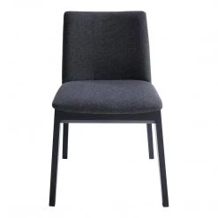 Moe's Home Collection Deco Ash Dining Chair Charcoal-m2 Chairs