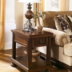 Ashley Furniture Tables Porter - Rustic Brown - Chair Side End Table 21 Ashley Furniture Tables Porter - Rustic Brown - Chair Side End Table