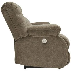 Ashley Furniture Burkner - Mocha - Reclining Power Loveseat Reclining Furniture