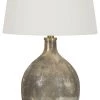 Ashley Furniture Jemarie - Gray/gold Finish - Glass Table Lamp (1/cn) Accessories