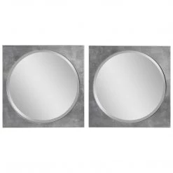 Accessories Uttermost Aletris Modern Square Mirrors, S/2