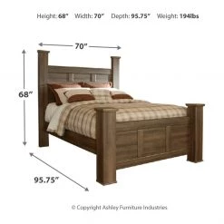 Signature Design By Ashley® Beds Juararo - Dark Ultimate Best In Class California Poster Bed