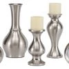 Ashley Furniture Table Decor Rishona - Brushed Silver Finish - Accessory Set (5/cn)