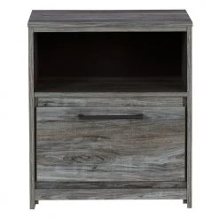 Ashley Furniture Nightstands Baystorm - Gray - One Drawer Night Stand