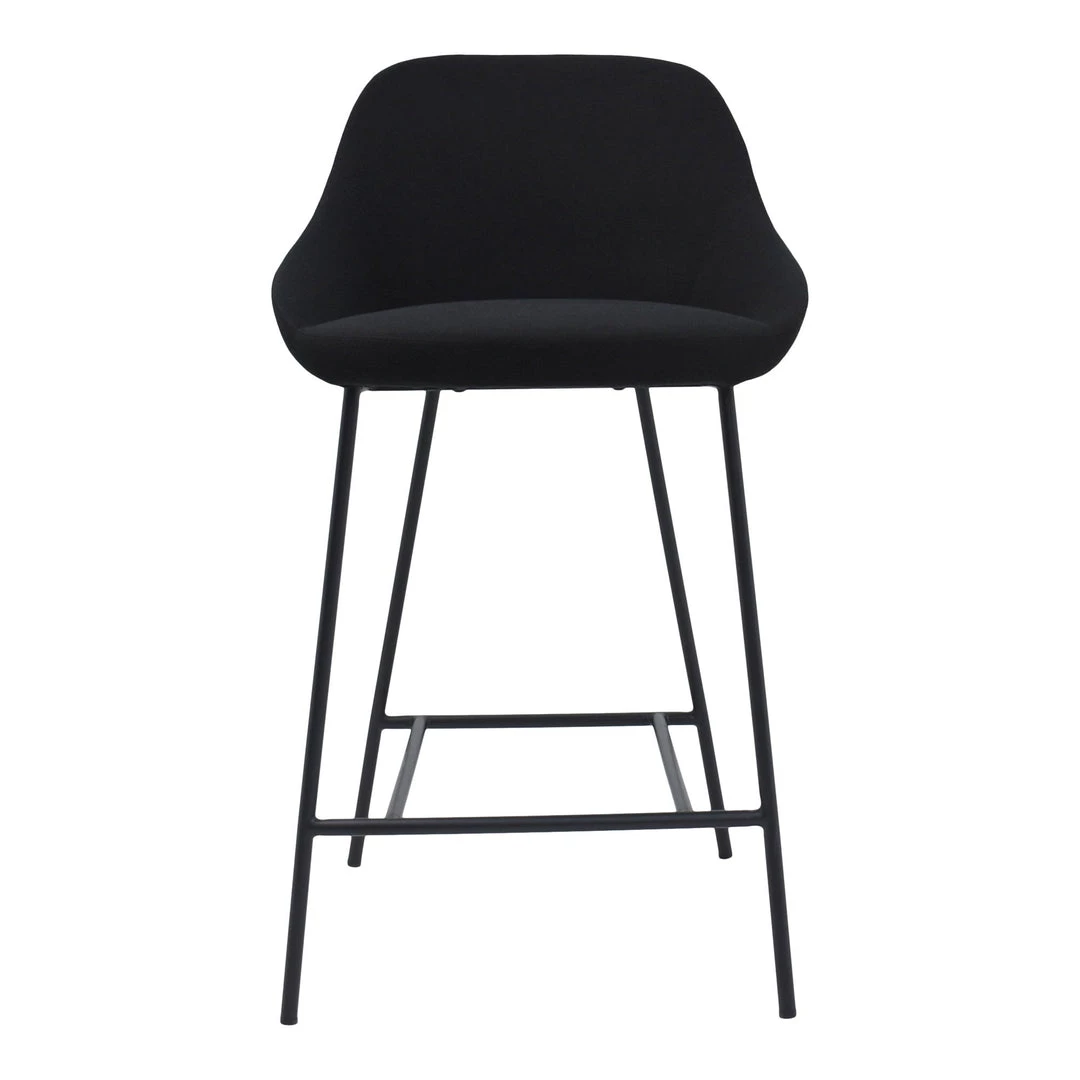 Moe's Home Collection Stools Shelby Counter Stool Black 3 Moe's Home Collection Stools Shelby Counter Stool Black