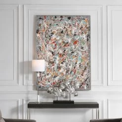 Accessories Uttermost Organized Chaos Hand Painted Canvas